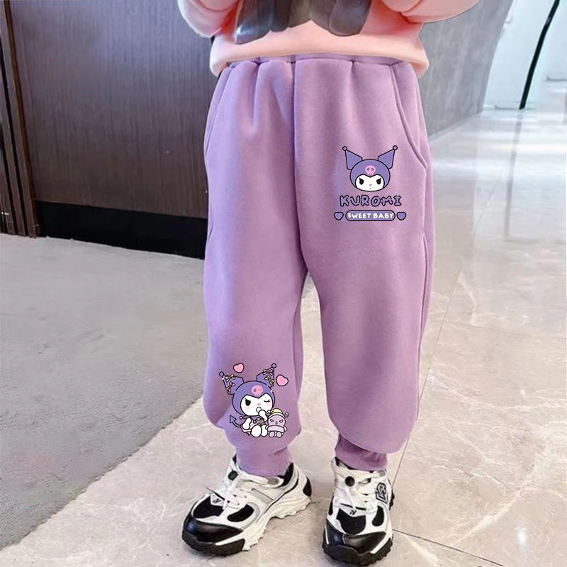 Sanrio Kuromi Hello Kitty Мультяшные Брюки Одежда для девочек однотонные брюки осенние повседневные спортивные брюки модные брендовые Детские брюки
Sanrio Kuromi Hello Kitty Мультяшные Брюки Одежда для девочек однотонные брюки осенние повседневные спортивные брюки модные брендовые Детские брюки