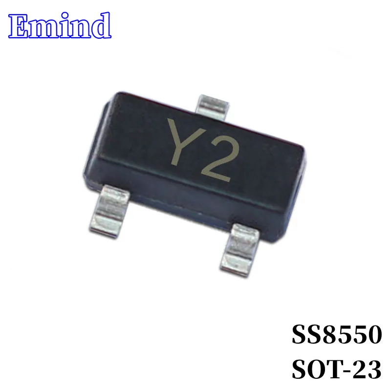 100/200/300Pcs SS8550 SMD Transistor Footprint SOT-23 Silkscreen Y2 Type PNP 25V/1.5A Bipolar Amplifier Transistor
100/200/300Pcs SS8550 SMD Transistor Footprint SOT-23 Silkscreen Y2 Type PNP 25V/1.5A Bipolar Amplifier Transistor