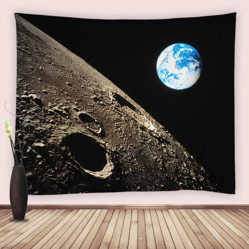 Moon Surface Planet Earth Tapestry Natural Landscape Outer Space Wall Hanging Blanket Fabric Dorm Bedroom Living Room Home Decor
Moon Surface Planet Earth Tapestry Natural Landscape Outer Space Wall Hanging Blanket Fabric Dorm Bedroom Living Room Home Decor