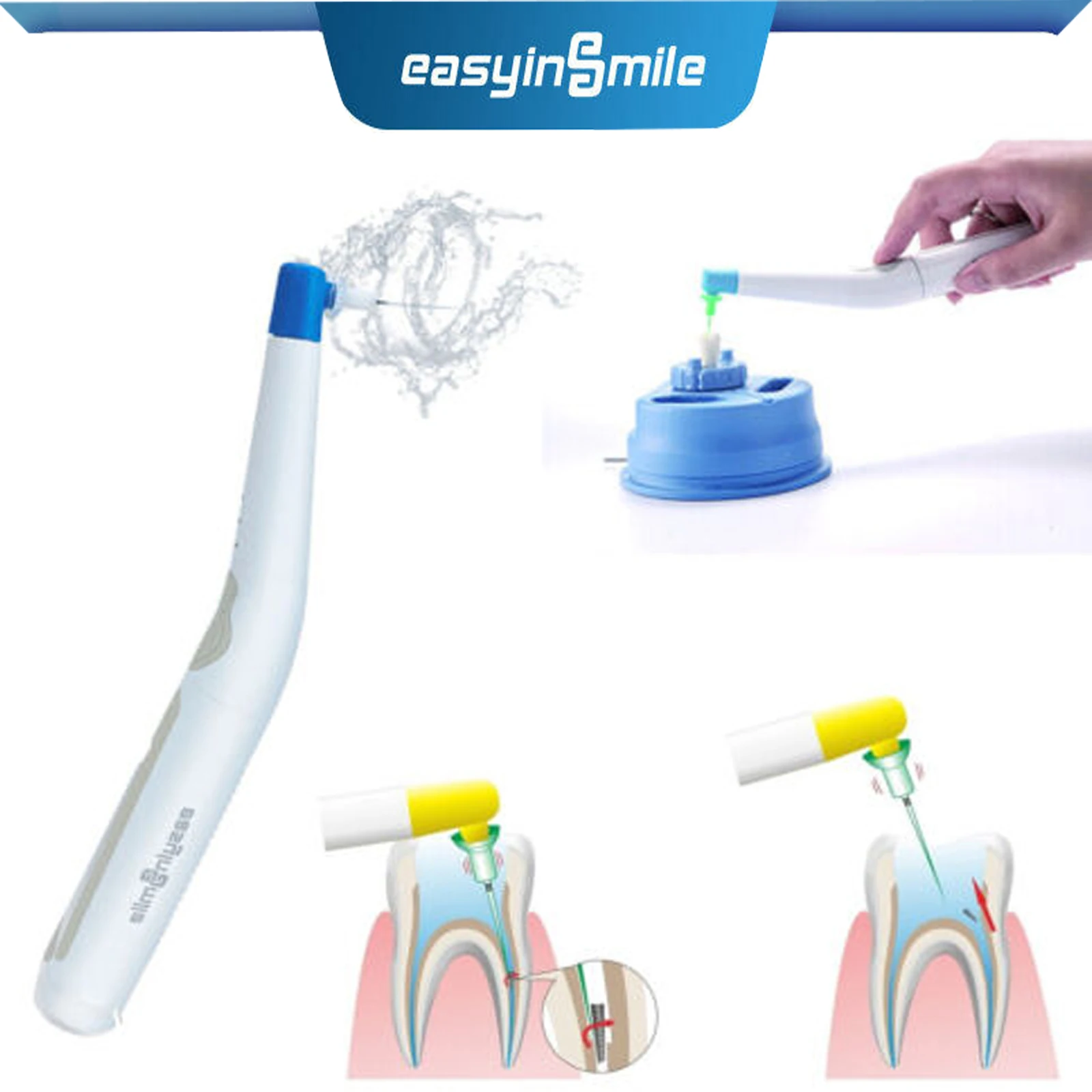 Endo Activator Easyinsmile Sonic Dental Root Canal 3D Irrigator with Never Break 60 Tips Free
Endo Activator Easyinsmile Sonic Dental Root Canal 3D Irrigator with Never Break 60 Tips Free