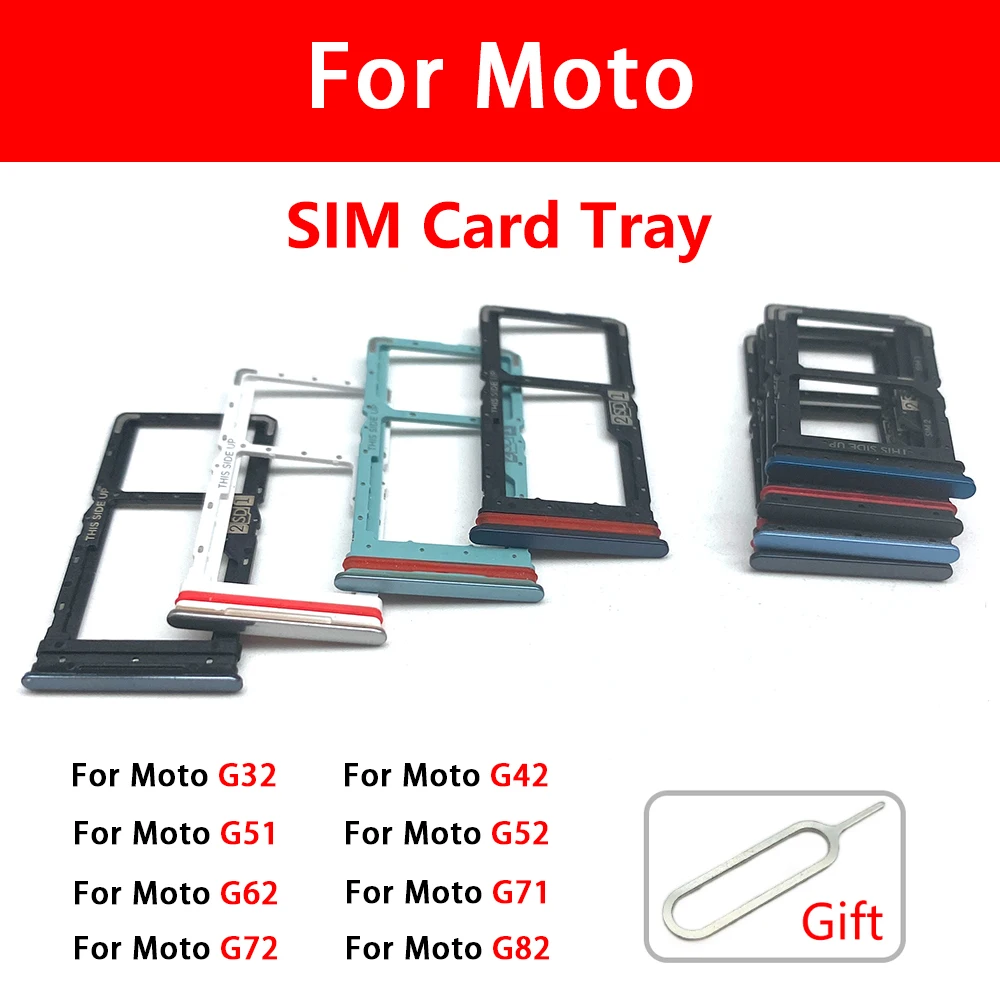 10 Pcs For Moto G32 G42 G51 G52 G62 G71 G72 G82 SIM Card Tray Slot Holder Adapter Socket Repair Parts
10 Pcs For Moto G32 G42 G51 G52 G62 G71 G72 G82 SIM Card Tray Slot Holder Adapter Socket Repair Parts