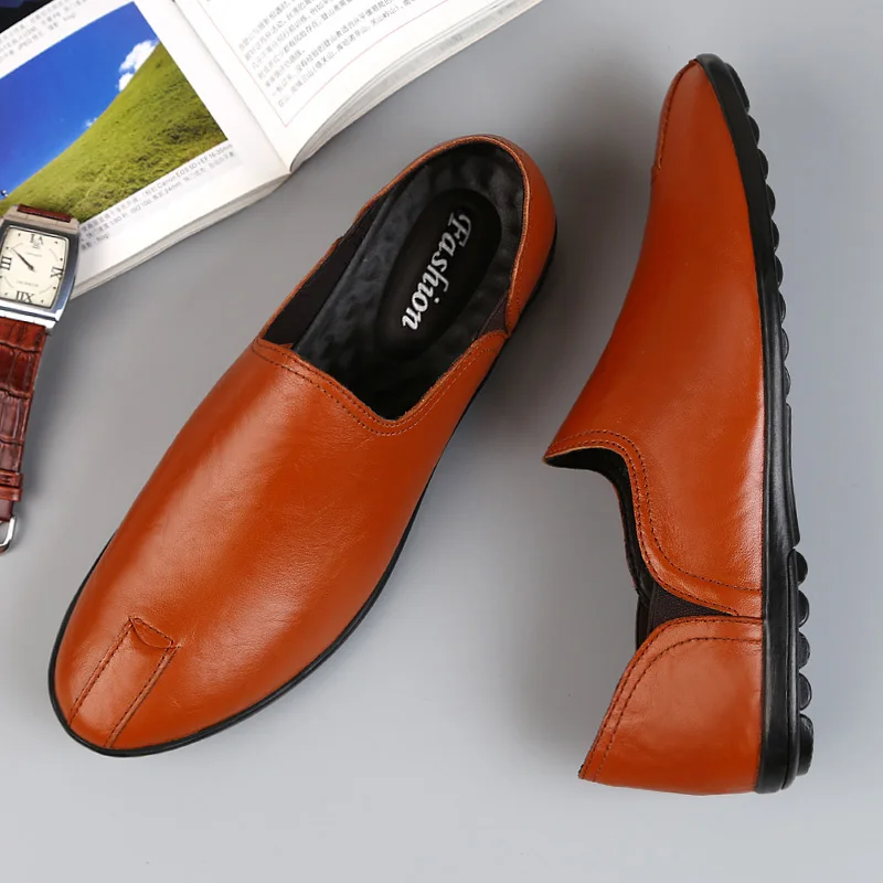 Genuine Leather Men Casual Shoes Hollow Out Loafers Summer Man Moccasins Breathable Slip on Driving Shoes Classic Business Flats
Genuine Leather Men Casual Shoes Hollow Out Loafers Summer Man Moccasins Breathable Slip on Driving Shoes Classic Business Flats