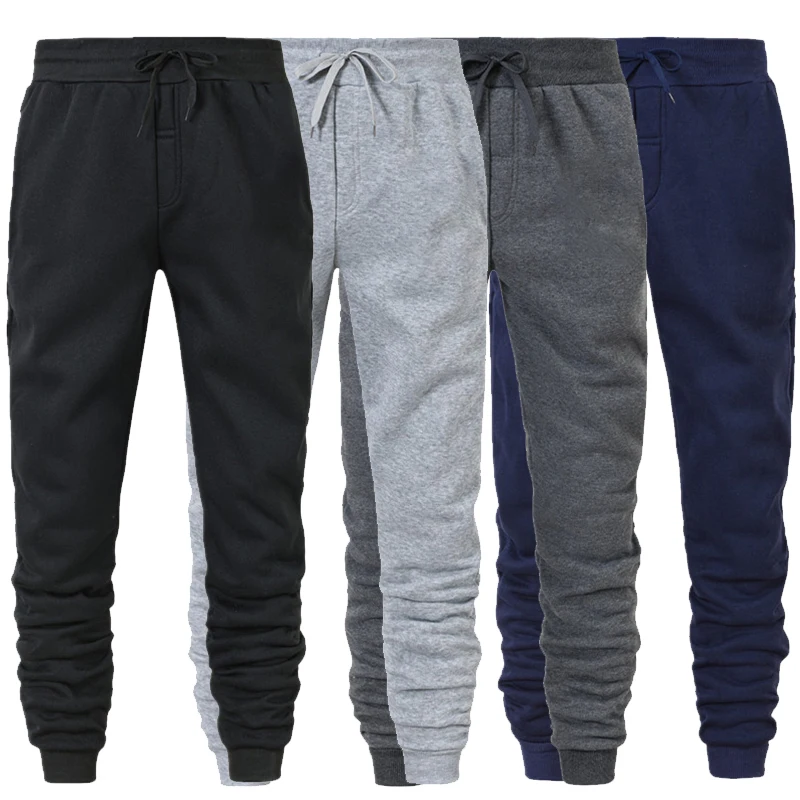 

Fashion Casual Jogger Pants Men Fitness Gyms Pants Tight Outdoor Sweatpants Running Pants Mens Trousers