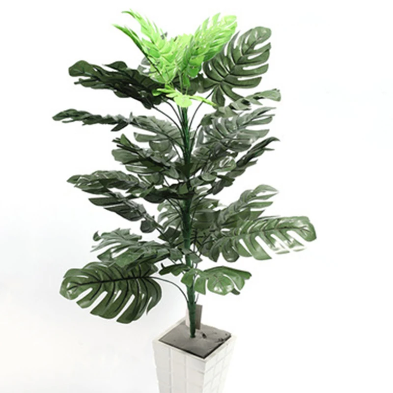 Generic 92cm Tropical Palm Tree Leaves Large Artificial Plants Silk