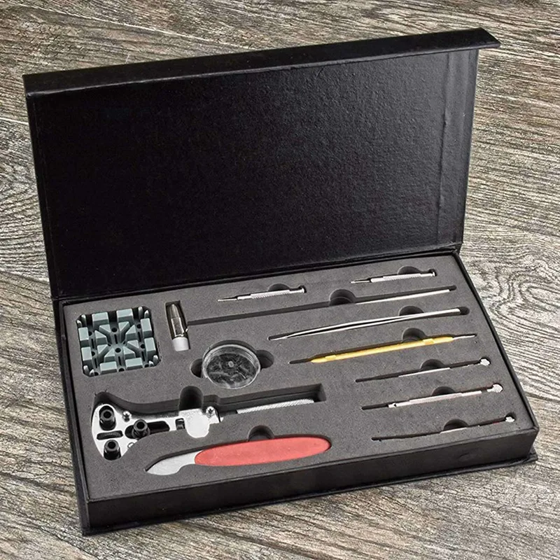 29Pcs Box Watch Repair Tool Kits Strap Resizing Watch-Maker Home Watch Strap Removal-Fitting Tools
29Pcs Box Watch Repair Tool Kits Strap Resizing Watch-Maker Home Watch Strap Removal-Fitting Tools