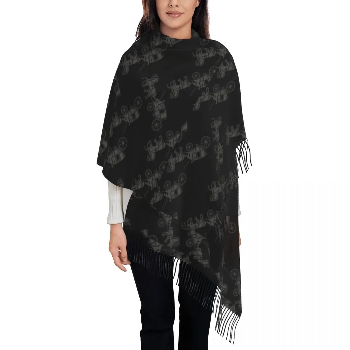 Horse Carriage Scarf Luxury Designer C-Coachs Warm Shawls and Wrap with Tassel Women 2024 Large Scarves Winter DIY Bufanda
Horse Carriage Scarf Luxury Designer C-Coachs Warm Shawls and Wrap with Tassel Women 2024 Large Scarves Winter DIY Bufanda