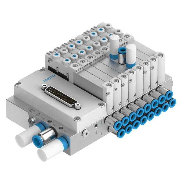 Клемма клапана VTUG с многоштырьковым или полевым интерфейсом 573606 FESTO- parts, пневматические клапаны, клапанный коллектор
Клемма клапана VTUG с многоштырьковым или полевым интерфейсом 573606 FESTO- parts, пневматические клапаны, клапанный коллектор