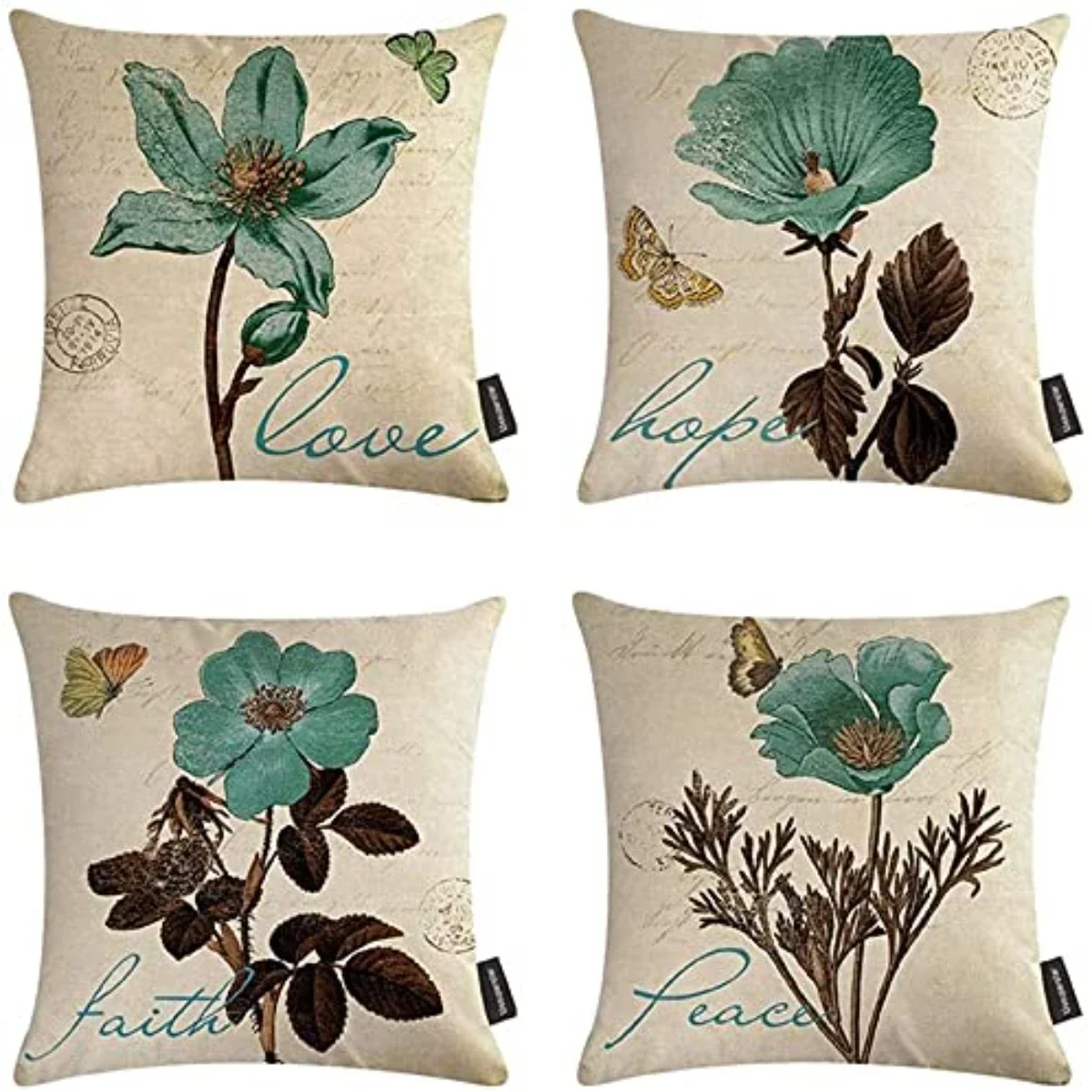 Vintage Butterfly and Flower Linen Pillowcase 40*40 Living Room Sofa Cushion Cover 60*60 Home Decoration Pillowcase Customizable
Vintage Butterfly and Flower Linen Pillowcase 40*40 Living Room Sofa Cushion Cover 60*60 Home Decoration Pillowcase Customizable