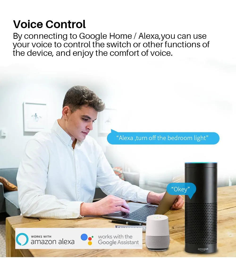 16A Wifi Switch Mini Smart 2-Way DIY Switches Circuit Breaker Timer Module Support Alexa Google Home Alice SmartThings 9 Mallzona Sfcfbdee8142b4ba19b0b1f7ffb9c1495i 16A Wifi Switch Mini Smart 2-Way DIY Switches Circuit Breaker Timer Module Support Alexa Google Home Alice SmartThings Mallzona