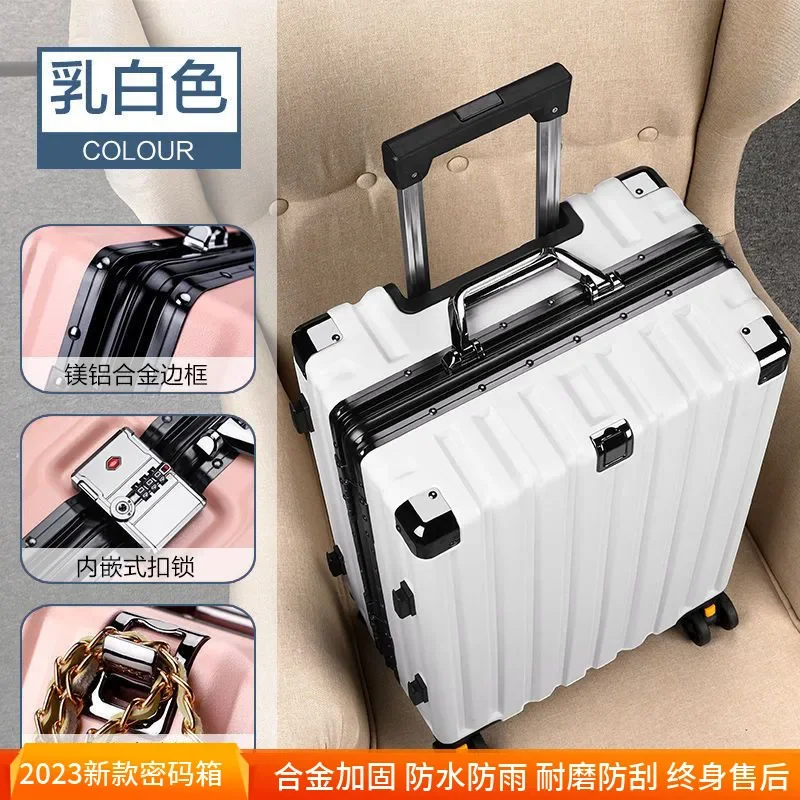 

New fashion trolley luggage carry-on pull rod suitcase 20 men's student universal wheel women 24 travel luggage password 28 box