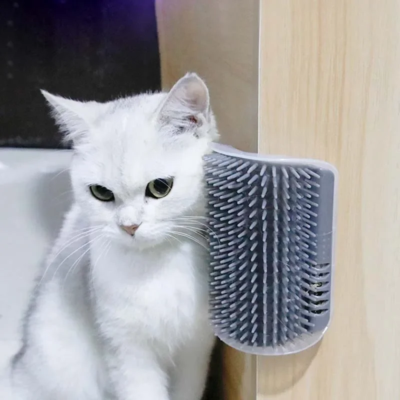 

Cat Scratching Comb Cats Pet Products Cat Wall Brush Corner Grooming Accessories For Removes Hairs Supplies Home Garden