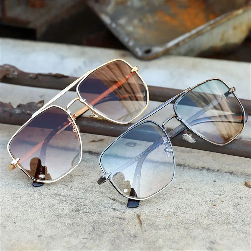 

Retro Driving Oversized Metal Frame Polarized Sunglasses for Men Polygon Sunglasses Men's Shades Sun Glasses