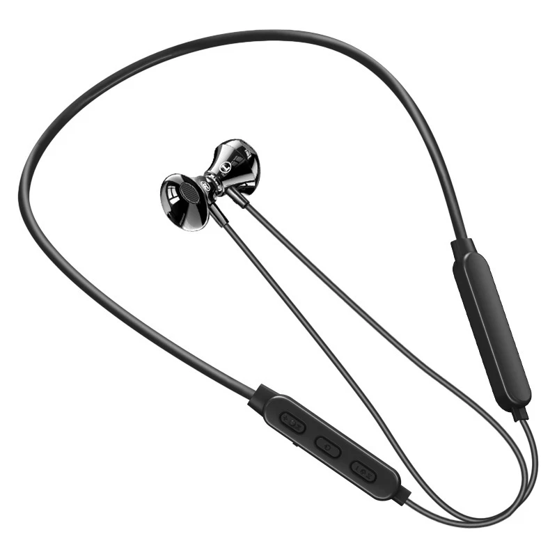 

Bluetooth 5.0 Wireless Headset Magnetic Neckband Earphones Sport Earbud With Noise Cancelling Mic Volume Control