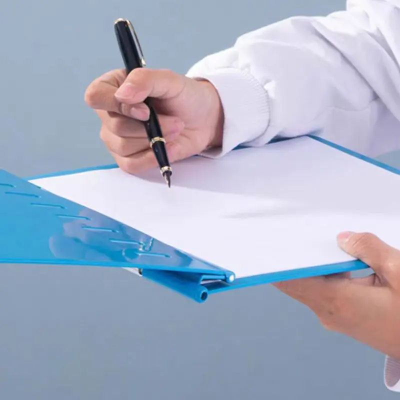 

Складная папка для бумаг формата А4, 1 шт., пластиковые папки для бумаг и документов, папки для файлов, блокнот для письма, канцелярские принадлежности для медсестер и офиса