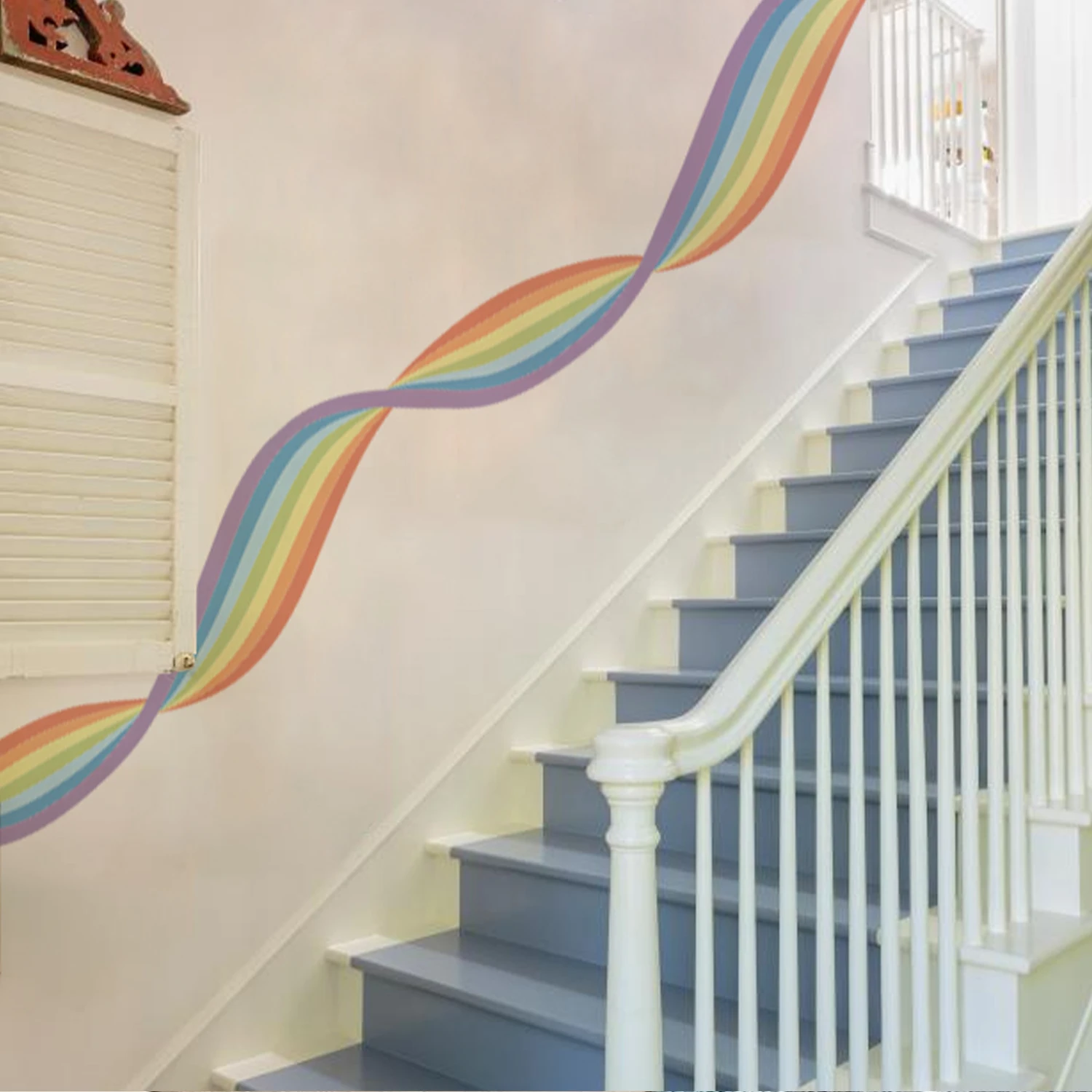 Funlife® Nursery Rainbow Wall Stckers Children Wall Border Kids Wallpaper Girls Boys Baby's Room Bedroom Waterproof Home Decor
Funlife® Nursery Rainbow Wall Stckers Children Wall Border Kids Wallpaper Girls Boys Baby's Room Bedroom Waterproof Home Decor