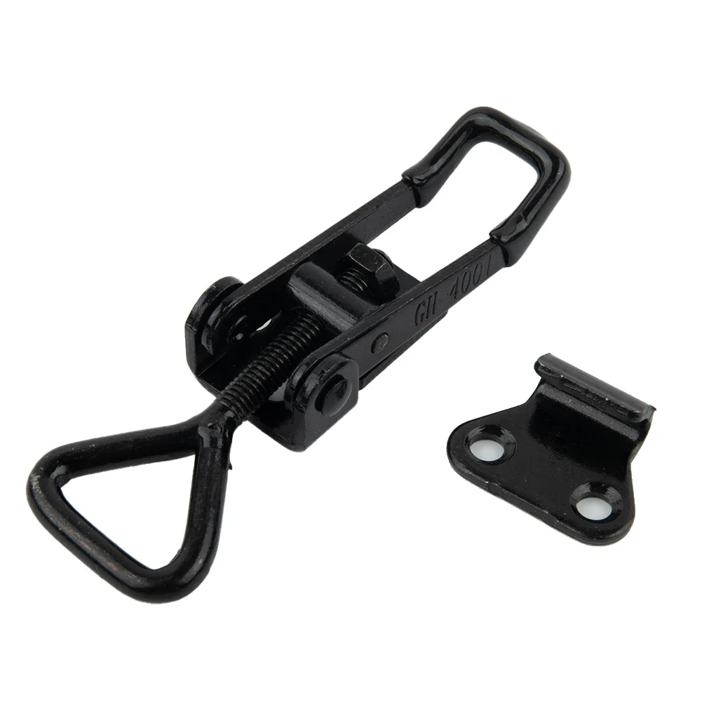 Holding Capacity 100KG Lockers Toggle Clamp Steel Hasp High Carbon Steel Catch Clip GH-4001 For Lock-free Handle-less Boxe
Holding Capacity 100KG Lockers Toggle Clamp Steel Hasp High Carbon Steel Catch Clip GH-4001 For Lock-free Handle-less Boxe