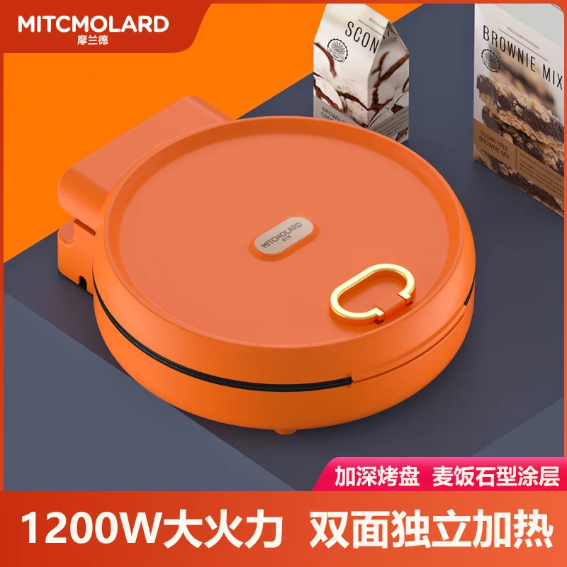 Moland Suspended Double-Sided Heating Pancake Pan Household Non Stick Multi-Functional Roasted Breakfast Electric Cake Pan
Moland Suspended Double-Sided Heating Pancake Pan Household Non Stick Multi-Functional Roasted Breakfast Electric Cake Pan