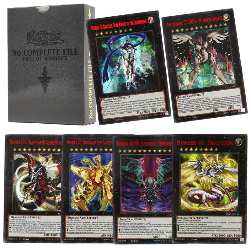 

148 Pcs Yugioh Card SER Letter in English NO.COMPLETE FILE Number Card Collection YU GI OH ZEXAL XYZ Monster Trading Card Game