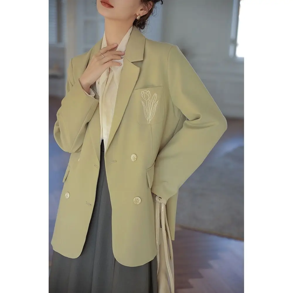 UNXX 2023 New Spring Autumn Plus Size Embroidered Suit Jacket for Women Green Casual Blazer Oversize Chic Small Suit Female Coat
UNXX 2023 New Spring Autumn Plus Size Embroidered Suit Jacket for Women Green Casual Blazer Oversize Chic Small Suit Female Coat