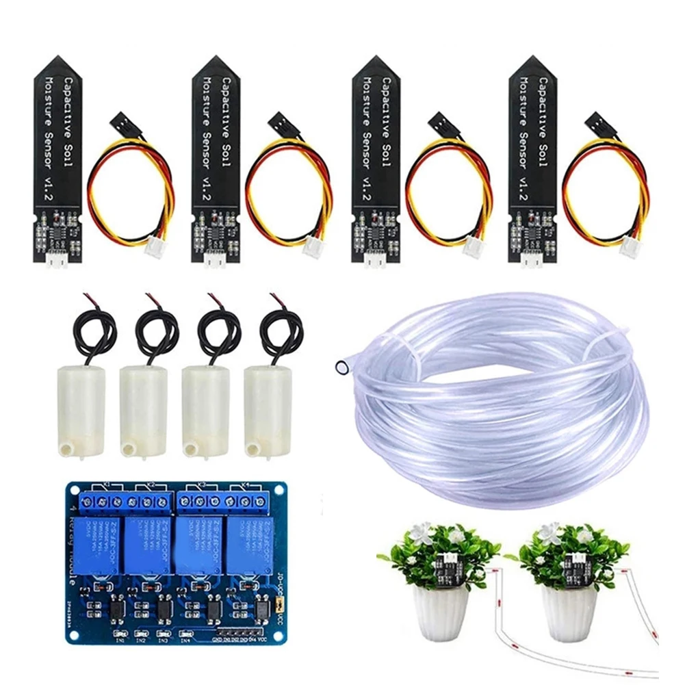 1set Capacitive Soil Moisture Sensor Module Not Easy To Corrode Wide Voltage Wire For Arduino 4-channel 5V Relay Garden DIY Kit
1set Capacitive Soil Moisture Sensor Module Not Easy To Corrode Wide Voltage Wire For Arduino 4-channel 5V Relay Garden DIY Kit