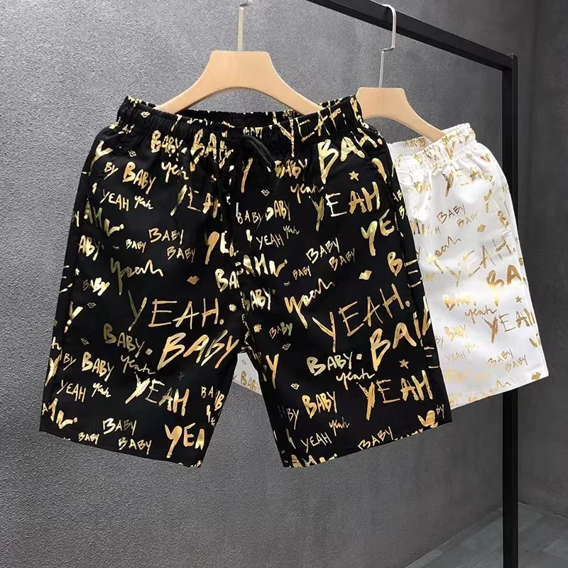 2024 New Arrival Summer Men's Golden Printed Shorts Thin Casual Sports Shorts Five-point Pants Men's Beach Men's Harlan Pants
2024 New Arrival Summer Men's Golden Printed Shorts Thin Casual Sports Shorts Five-point Pants Men's Beach Men's Harlan Pants