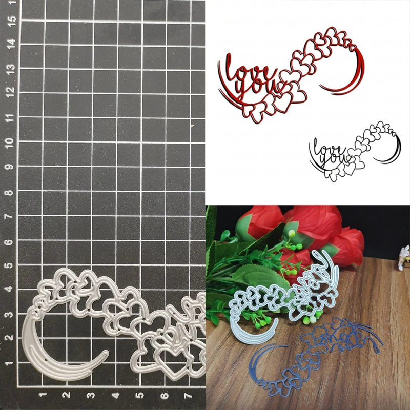 love you heart Metal Cutting Dies for DIY Scrapbooking Craft Die Supplies Moulds Card Album Decoration
love you heart Metal Cutting Dies for DIY Scrapbooking Craft Die Supplies Moulds Card Album Decoration