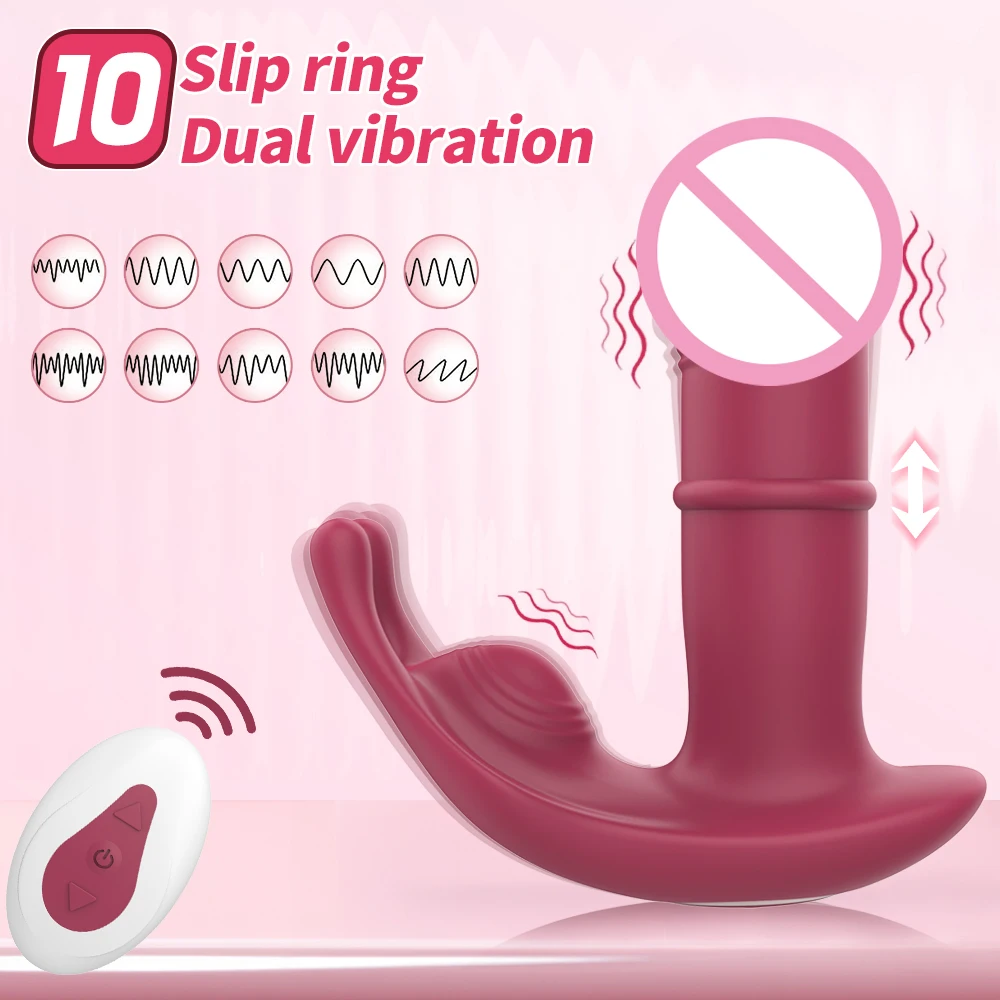 

Women's Panties Wireless Sliding Ring Vibrator Sex Toy for Couples Clitoris Stimulator Massage Machine Sexy Toys for Adult Women