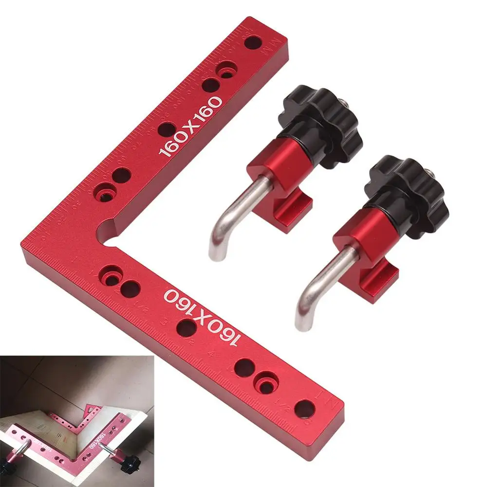 160mm 90 Angle fixing clip Fixture Square Woodworking board Splicing Positioning Ruler Right Degree L-shaped Auxiliary Aluminum
160mm 90 Angle fixing clip Fixture Square Woodworking board Splicing Positioning Ruler Right Degree L-shaped Auxiliary Aluminum