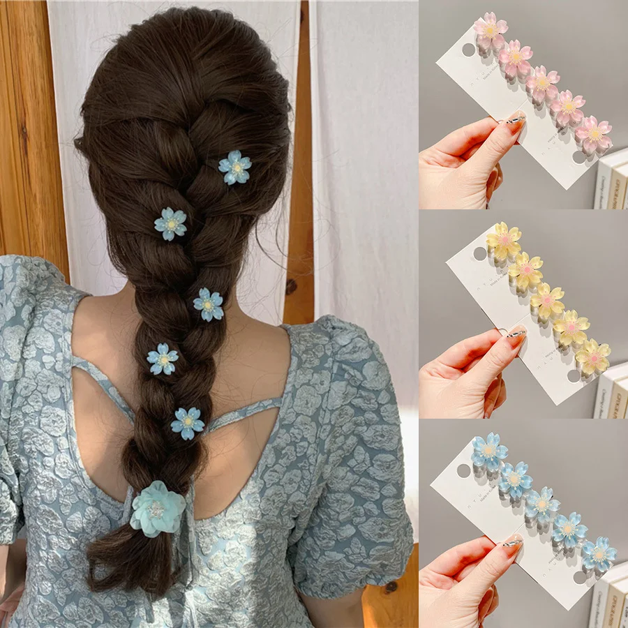 5PCS Lovely Sweet Sakura Baby Hairpins Kids Hair Clips Children Headwear Princess Barrette Girls Hair Accessories
5PCS Lovely Sweet Sakura Baby Hairpins Kids Hair Clips Children Headwear Princess Barrette Girls Hair Accessories