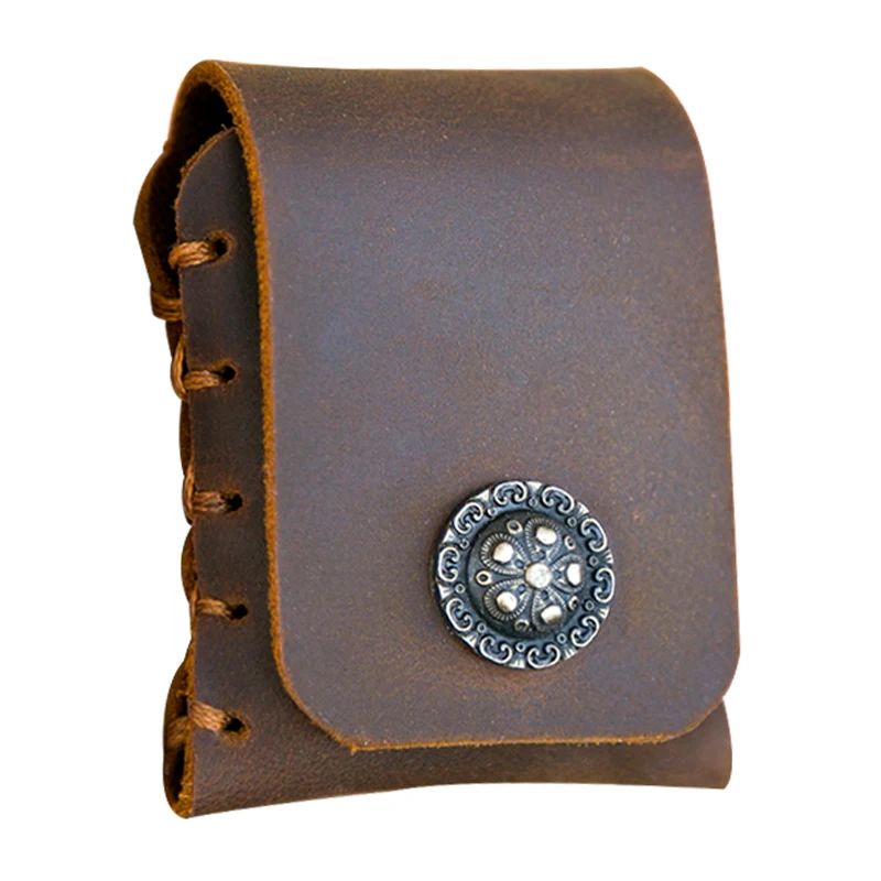 Genuine Leather Lighter Case Cowhide Custom Protective Sleeve Lighter Storage Holster Belt Bag Handmade for Zippo Lighter Case
Genuine Leather Lighter Case Cowhide Custom Protective Sleeve Lighter Storage Holster Belt Bag Handmade for Zippo Lighter Case