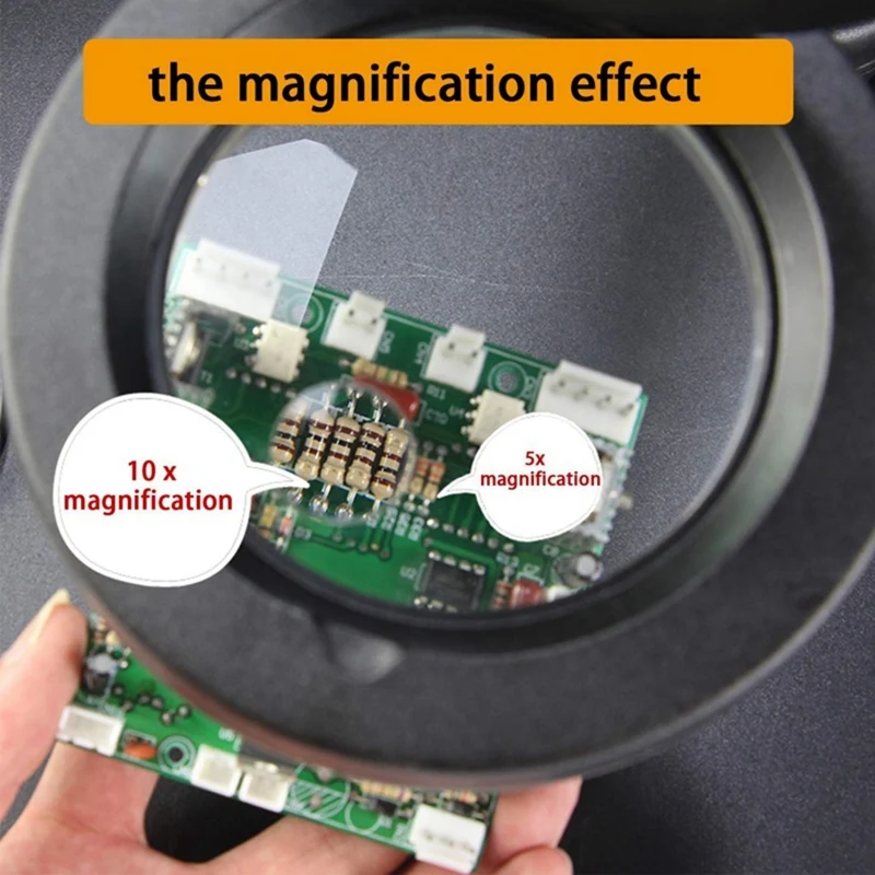 LED Magnifying Lamp 5X 10X Magnifier With Light Table And Desk Lamp Floor Stand Adjustable Magnifying Magnifier Glass For Readin
LED Magnifying Lamp 5X 10X Magnifier With Light Table And Desk Lamp Floor Stand Adjustable Magnifying Magnifier Glass For Readin