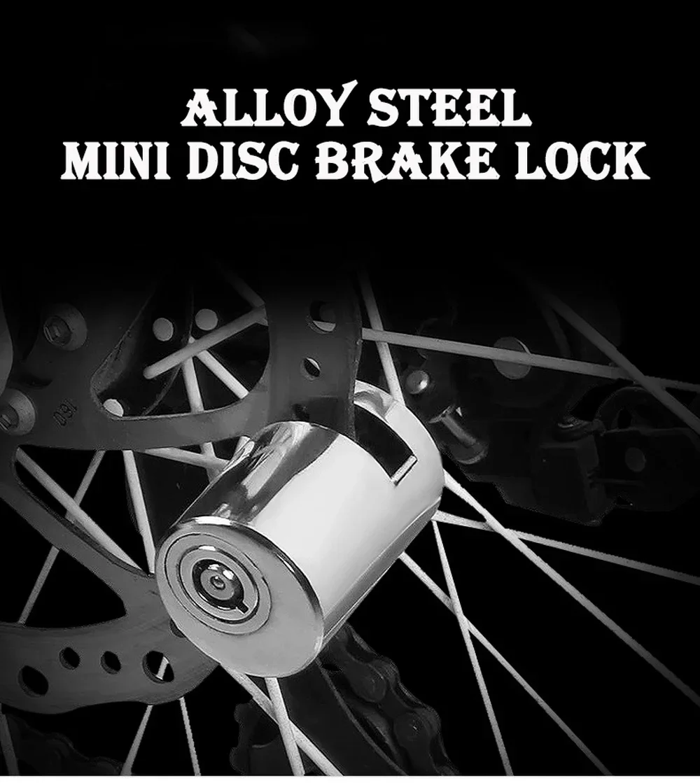 Mountain Bike Anti Theft Disc Brake Lock Bicycle Alloy Steel Safety Lock for Scooter Cycling Motorcycle MTB Quick Disc Locks
Mountain Bike Anti Theft Disc Brake Lock Bicycle Alloy Steel Safety Lock for Scooter Cycling Motorcycle MTB Quick Disc Locks