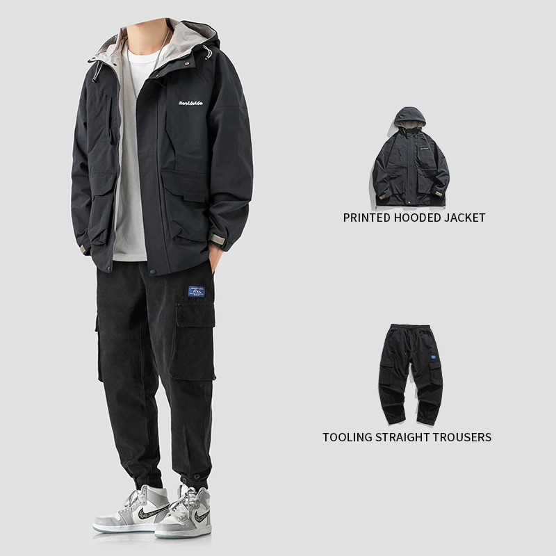 Winter warm keeping original men's wear with a complete set of Japanese hooded work jacket men's loose zippered sweater jacket
Winter warm keeping original men's wear with a complete set of Japanese hooded work jacket men's loose zippered sweater jacket
