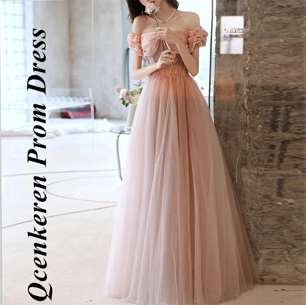 Qcenkeren Applique Party Dress Sparkling Quinceanera Dress Romantic Pink Fairy Dress Off Shoulder A-Line 2024
Qcenkeren Applique Party Dress Sparkling Quinceanera Dress Romantic Pink Fairy Dress Off Shoulder A-Line 2024