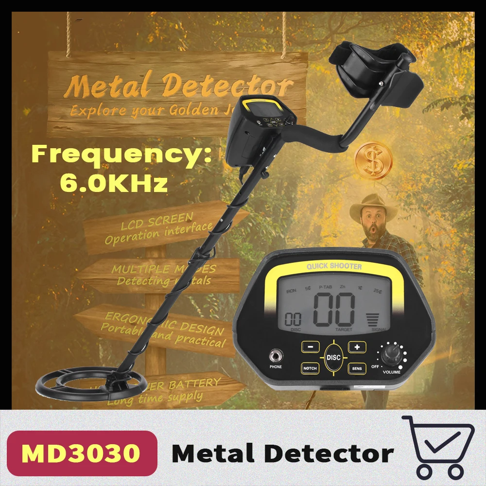 MD3030 Adjustable Sensitivity Metal Detector Adults Accuracy Gold Metal Detector Professional Treasure Coin Detector 
MD3030 Adjustable Sensitivity Metal Detector Adults Accuracy Gold Metal Detector Professional Treasure Coin Detector