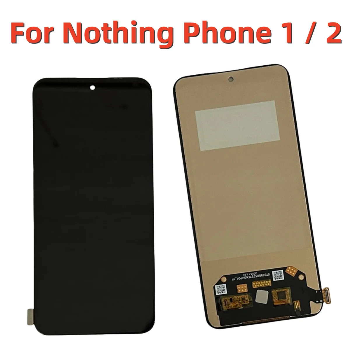 

6.7" TFT LCD Display For NOTHING Phone2 phone 2 LCD With Sensor Screen Digitizer Assembly 6.55" For Nothing Phone1 Phone 1 LCD