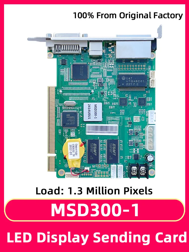 Novastar MSD300-1 Synchronous System Sending Card RBG Full Color HUB75 Module LED Display Screen Video Control Card DVI Input
Novastar MSD300-1 Synchronous System Sending Card RBG Full Color HUB75 Module LED Display Screen Video Control Card DVI Input