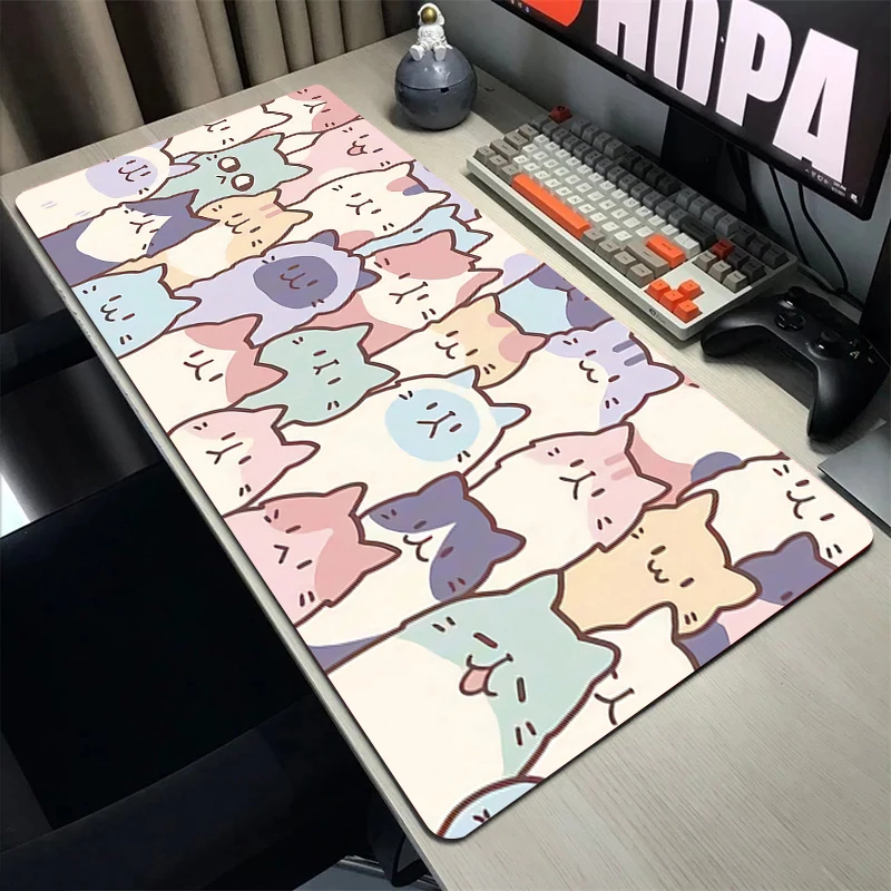 Милый игровой коврик для мыши Kawaii, настольные аксессуары, коврик для мыши, компьютерный большой Настольный коврик XXL, коврики для клавиатуры, коврик для мыши, кошачий офисный ковер
Милый игровой коврик для мыши Kawaii, настольные аксессуары, коврик для мыши, компьютерный большой Настольный коврик XXL, коврики для клавиатуры, коврик для мыши, кошачий офисный ковер