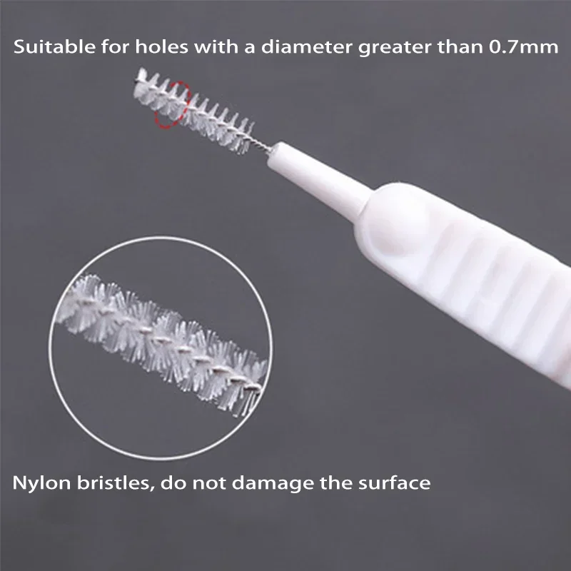

Micro Nylon Brush Shower Head Anti-clogging Cleaning Brush Mobile Phone Hole Pore Gap Washing Tools Bathroom Accessorie