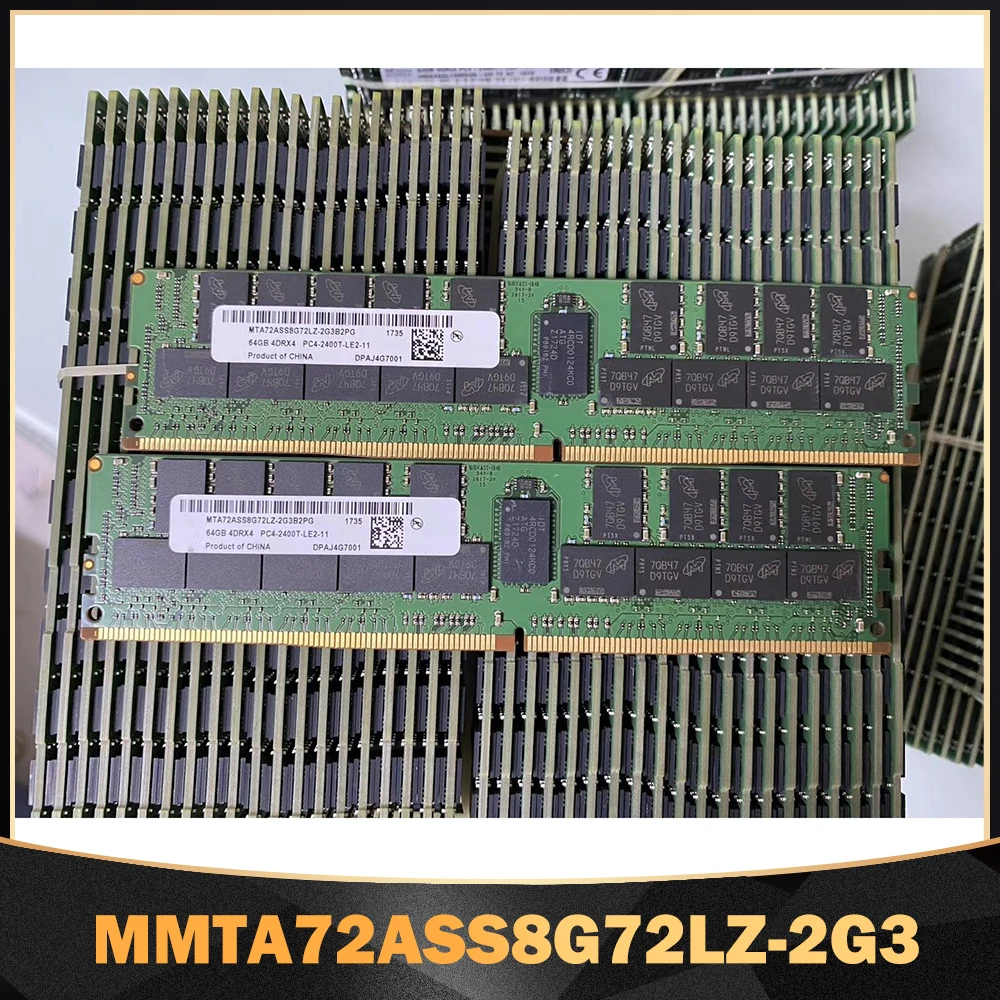 1PCS High Quality RAM 64G 64GB DDR4-2400 4DRX4 LRDIM For MT Server Memory MMTA72ASS8G72LZ-2G3
1PCS High Quality RAM 64G 64GB DDR4-2400 4DRX4 LRDIM For MT Server Memory MMTA72ASS8G72LZ-2G3