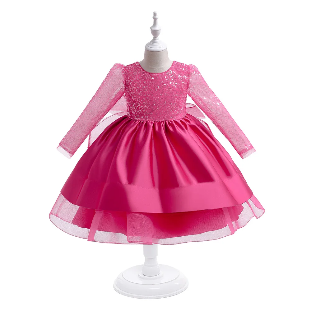 Junior Sequins Ballgown Flower Girl Dresses Pretty Long Sleeves Performance Dance Dresses 2023 Short Prom Party Gowns
Junior Sequins Ballgown Flower Girl Dresses Pretty Long Sleeves Performance Dance Dresses 2023 Short Prom Party Gowns