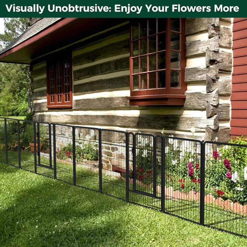 Heavy Duty Metal Outdoor Props FXW Decorative Garden Fence Panels Dog Fence for The Yard 40inch High 18ft Long in Total Gate
Heavy Duty Metal Outdoor Props FXW Decorative Garden Fence Panels Dog Fence for The Yard 40inch High 18ft Long in Total Gate