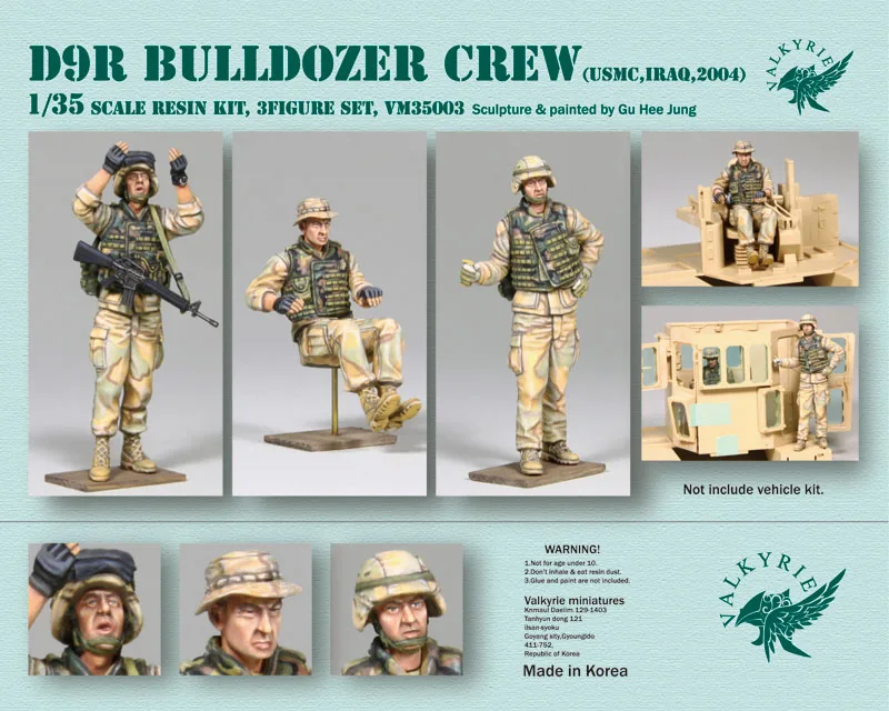 1:35 Ratio Die-cast Resin n Special Forces Soldiers 3 Figures Need To Be Assembled And Colored By Themselves
1:35 Ratio Die-cast Resin n Special Forces Soldiers 3 Figures Need To Be Assembled And Colored By Themselves