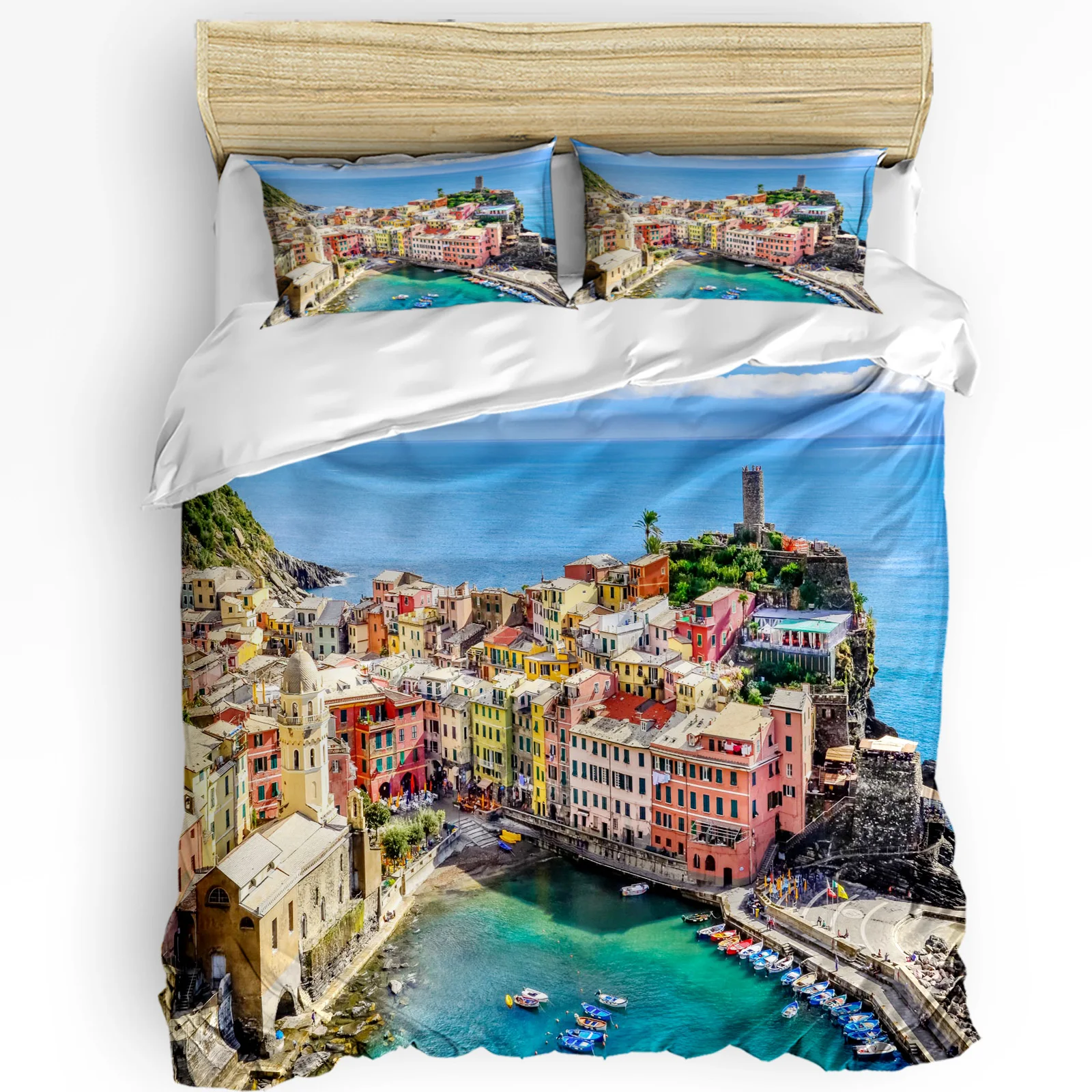 Island Fishing Village Scenery Bedding Set 3pcs Duvet Cover Pillowcase Kids Adult Quilt Cover Double Bed Set Home Textile
Island Fishing Village Scenery Bedding Set 3pcs Duvet Cover Pillowcase Kids Adult Quilt Cover Double Bed Set Home Textile
