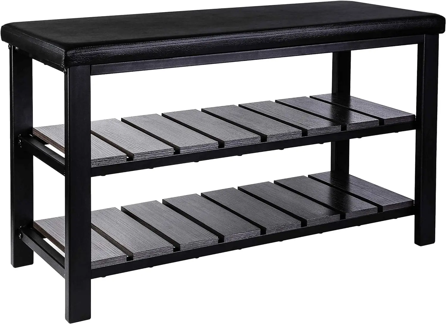 Shoe Bench Cushion. Holds Up to 400 lb , for Entryway, Bedroom, Hallway, Accent Furniturn, Elegant Black Wood Telescoping stool
Shoe Bench Cushion. Holds Up to 400 lb , for Entryway, Bedroom, Hallway, Accent Furniturn, Elegant Black Wood Telescoping stool