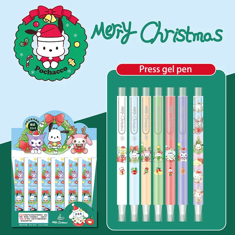 22pcs Sanrio Hello Kitty Kuromi Press Gel Pen School Stationery Office Supplies Anime Kawaii Cute Items Christmas Gift Wholesale
22pcs Sanrio Hello Kitty Kuromi Press Gel Pen School Stationery Office Supplies Anime Kawaii Cute Items Christmas Gift Wholesale