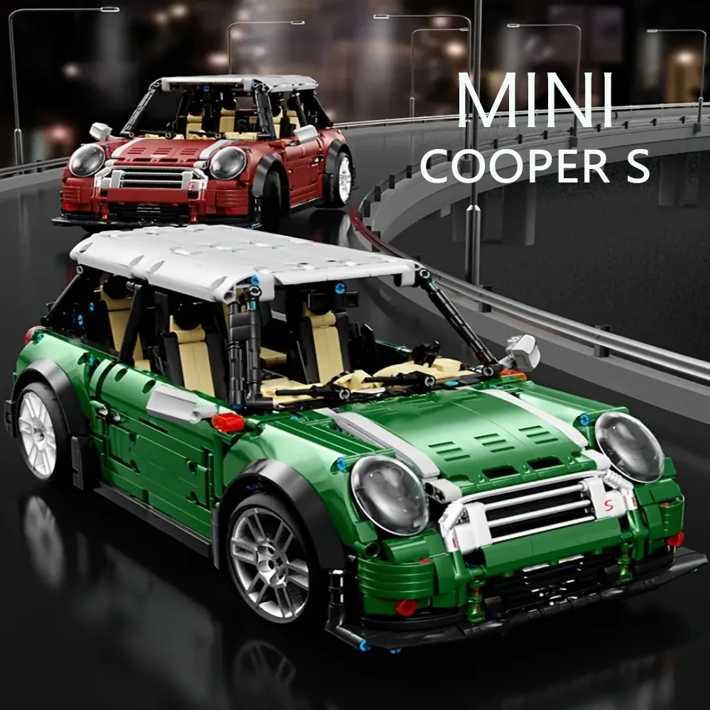 1:10 Mini Technical Car Cooper Building Blocks Kits Supercar Vehicle MOC-36559 Construction for Adults Kids Christmas Gift 1:10 Mini Technical Car Cooper Building Blocks Kits Supercar Vehicle MOC-36559 Construction for Adults Kids Christmas Gift