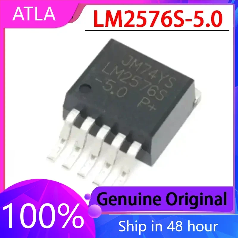 10PCS LM2576S LM2576S-5.0 TO-263-5 5V/3A Step-down DC-DC Voltage Regulator Chip New Original
10PCS LM2576S LM2576S-5.0 TO-263-5 5V/3A Step-down DC-DC Voltage Regulator Chip New Original