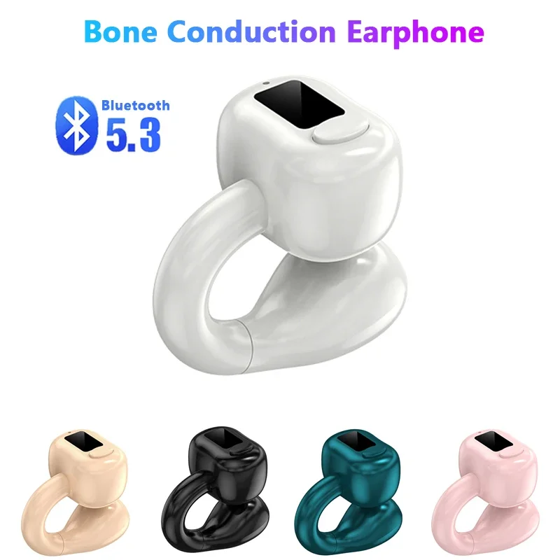 Bone Conduction Earphones Bluetooth 5.3 Ear Clip on Ear Earring Headphones Wireless Headset HiFi Stereo Earbud With Microphone
Bone Conduction Earphones Bluetooth 5.3 Ear Clip on Ear Earring Headphones Wireless Headset HiFi Stereo Earbud With Microphone