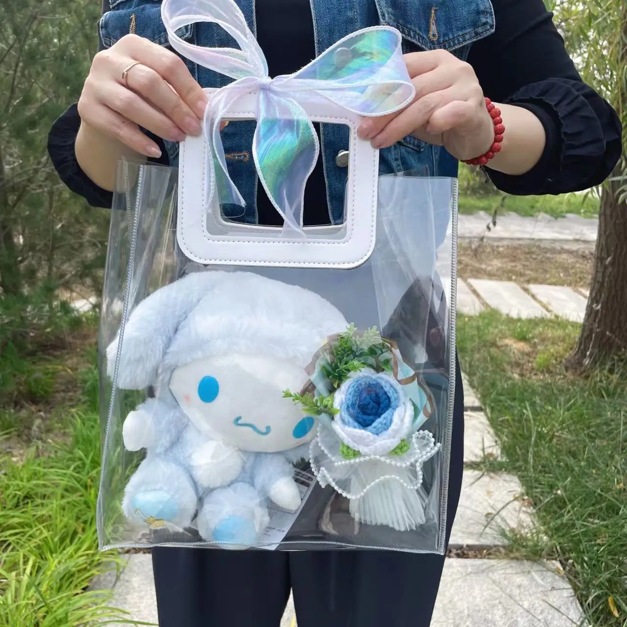 Новый стиль My Melody Kuromi Cinnamoroll Kt кошка плюшевая кукла игрушка с вязаными розами Сумочка букет Валентина Рождественские подарки
Новый стиль My Melody Kuromi Cinnamoroll Kt кошка плюшевая кукла игрушка с вязаными розами Сумочка букет Валентина Рождественские подарки